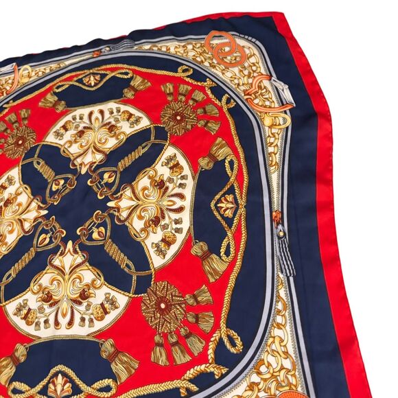 Ornate Men's Pocket Square Handkerchief Polyester Geometric Colorful - Picture 3 of 7